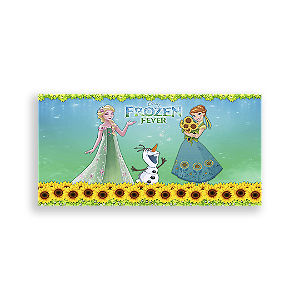 Painel Retangular - Frozen Fever - Sublimado 3D