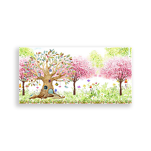 Painel Retangular - Jardim Encantado - Sublimado 3D