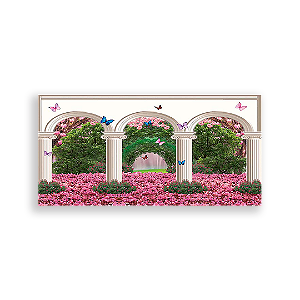 Painel Retangular - Jardim Encantado - Sublimado 3D