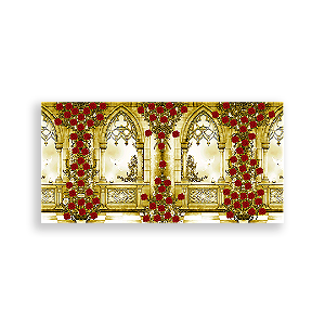 Painel Retangular - Jardim Encantado - Sublimado 3D