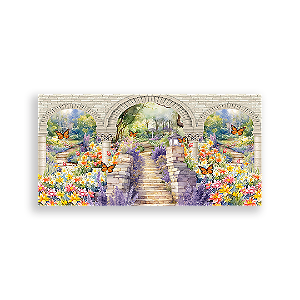 Painel Retangular - Jardim Encantado - Sublimado 3D