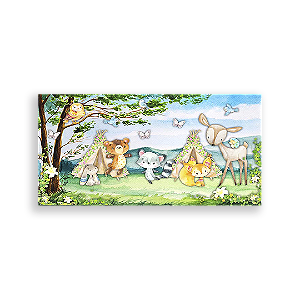 Painel Retangular - Jardim Encantado - Sublimado 3D