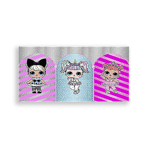 Painel Retangular - Lol Surprise - Sublimado 3D
