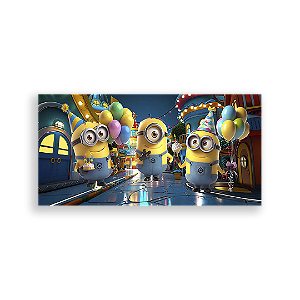 Painel Retangular - Minions 6,6 - Sublimado 3D