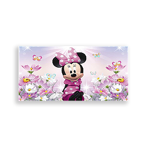 Painel Retangular - Minnie Rosa - Sublimado 3D