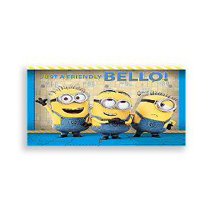 Painel Retangular - Minnions - Sublimado 3D