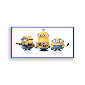 Painel Retangular - Minnions - Sublimado 3D