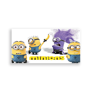 Painel Retangular - Minnions - Sublimado 3D