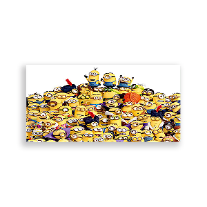 Painel Retangular - Minnions - Sublimado 3D