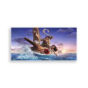 Painel Retangular - Moana - Sublimado 3D