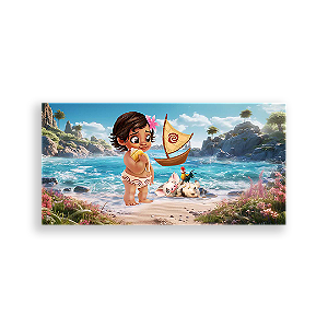 Painel Retangular - Moana - Sublimado 3D