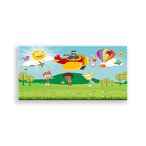 Painel Retangular - Mundo Bita - Sublimado 3D