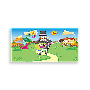 Painel Retangular - Mundo Bita - Sublimado 3D