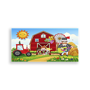 Painel Retangular - Mundo Bita - Sublimado 3D