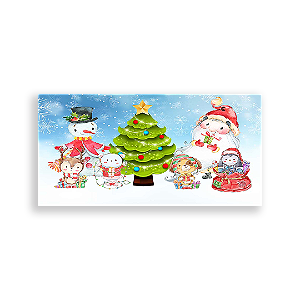 Painel Retangular - Natal - Sublimado 3D