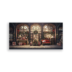 Painel Retangular - Natal - Sublimado 3D