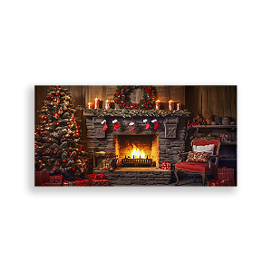 Painel Retangular - Natal - Sublimado 3D