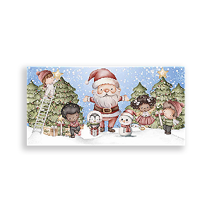 Painel Retangular - Natal - Sublimado 3D