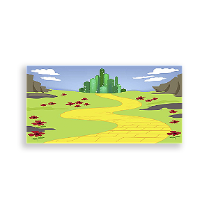 Painel Retangular - O Mágico De Oz - Sublimado 3D