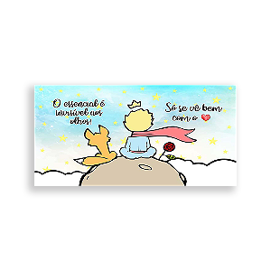 Painel Retangular - O Pequeno Principe - Sublimado 3D