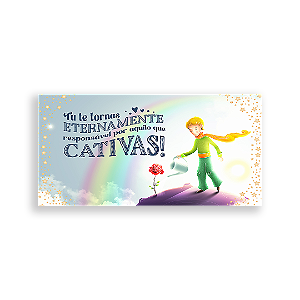 Painel Retangular - O Pequeno Principe - Sublimado 3D