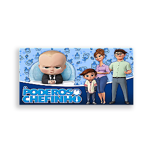 Painel Retangular - O Poderoso Chefinho - Sublimado 3D