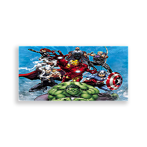 Painel Retangular - Os Vingadores - Sublimado 3D
