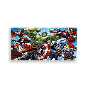 Painel Retangular - Os Vingadores - Sublimado 3D