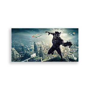 Painel Retangular - Pantera Negra - Sublimado 3D