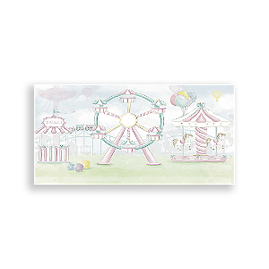 Painel Retangular - Parque De Diversoes - Sublimado 3D