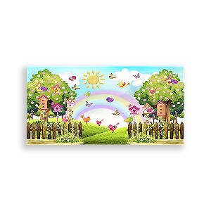 Painel Retangular - Passarinhos - Sublimado 3D