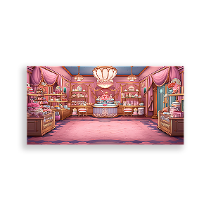 Painel Retangular - Patisserie - Sublimado 3D