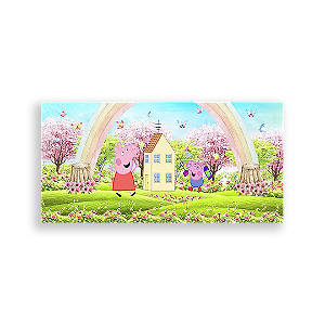 Painel Retangular - Peppa - Sublimado 3D