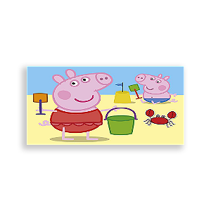 Painel Retangular - Peppa Pig - Sublimado 3D