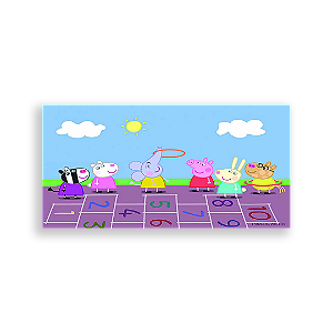 Painel Retangular - Peppa Pig - Sublimado 3D