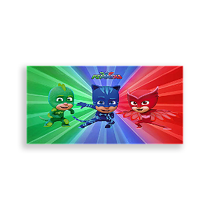 Painel Retangular - Pj Mask - Sublimado 3D