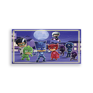 Painel Retangular - Pj Mask - Sublimado 3D