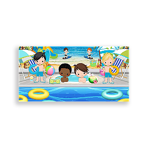 Painel Retangular - Pool Party - Sublimado 3D
