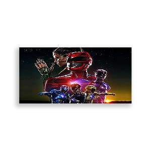 Painel Retangular - Power Rangers - Sublimado 3D