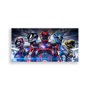 Painel Retangular - Power Rangers - Sublimado 3D