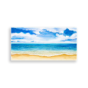Painel Retangular - Praia - Sublimado 3D