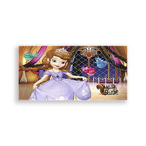 Painel Retangular - Princesa Sofia - Sublimado 3D