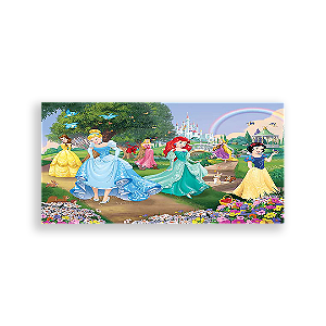 Painel Retangular - Princesas Disney - Sublimado 3D