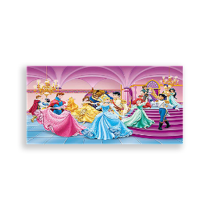 Painel Retangular - Princesas Disney - Sublimado 3D