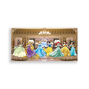 Painel Retangular - Princesas Disney - Sublimado 3D
