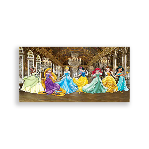 Painel Retangular - Princesas Disney - Sublimado 3D