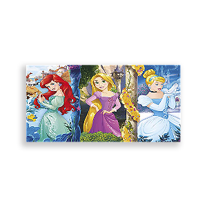 Painel Retangular - Princesas Disney - Sublimado 3D