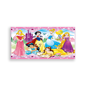 Painel Retangular - Princesas Disney - Sublimado 3D