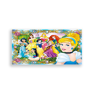 Painel Retangular - Princesas Disney - Sublimado 3D