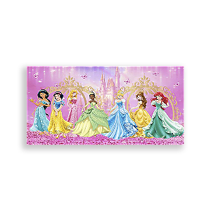 Painel Retangular - Princesas Disney - Sublimado 3D